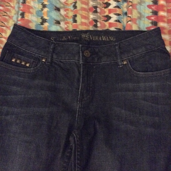 Simply Vera Straight Leg Petite Jeans - Picture 3 of 5